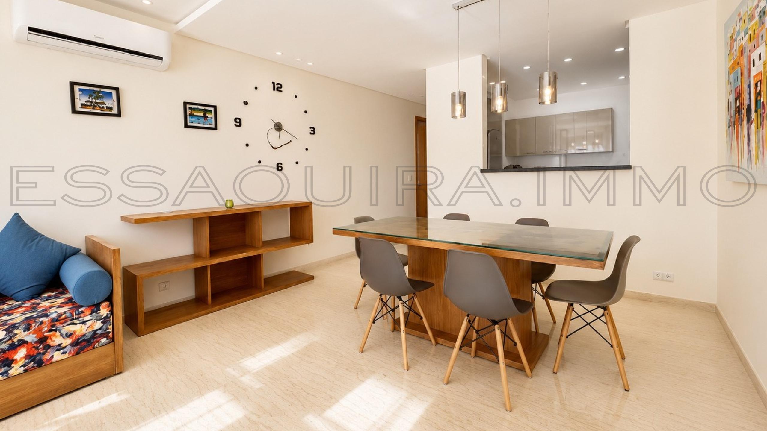 appartement avec 2 chambres et 1 salle de bain