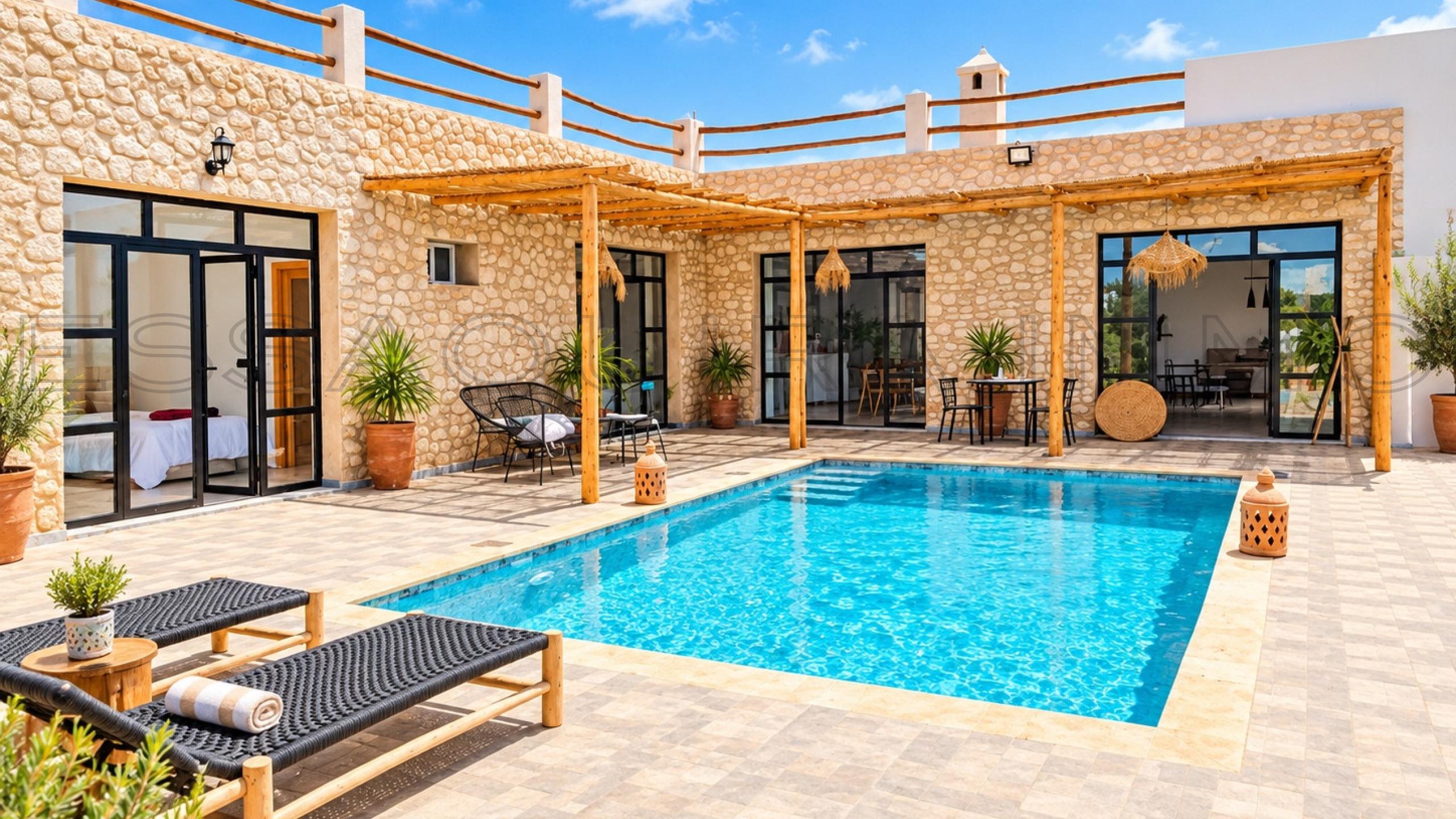 villa en location longue durée à essaouira