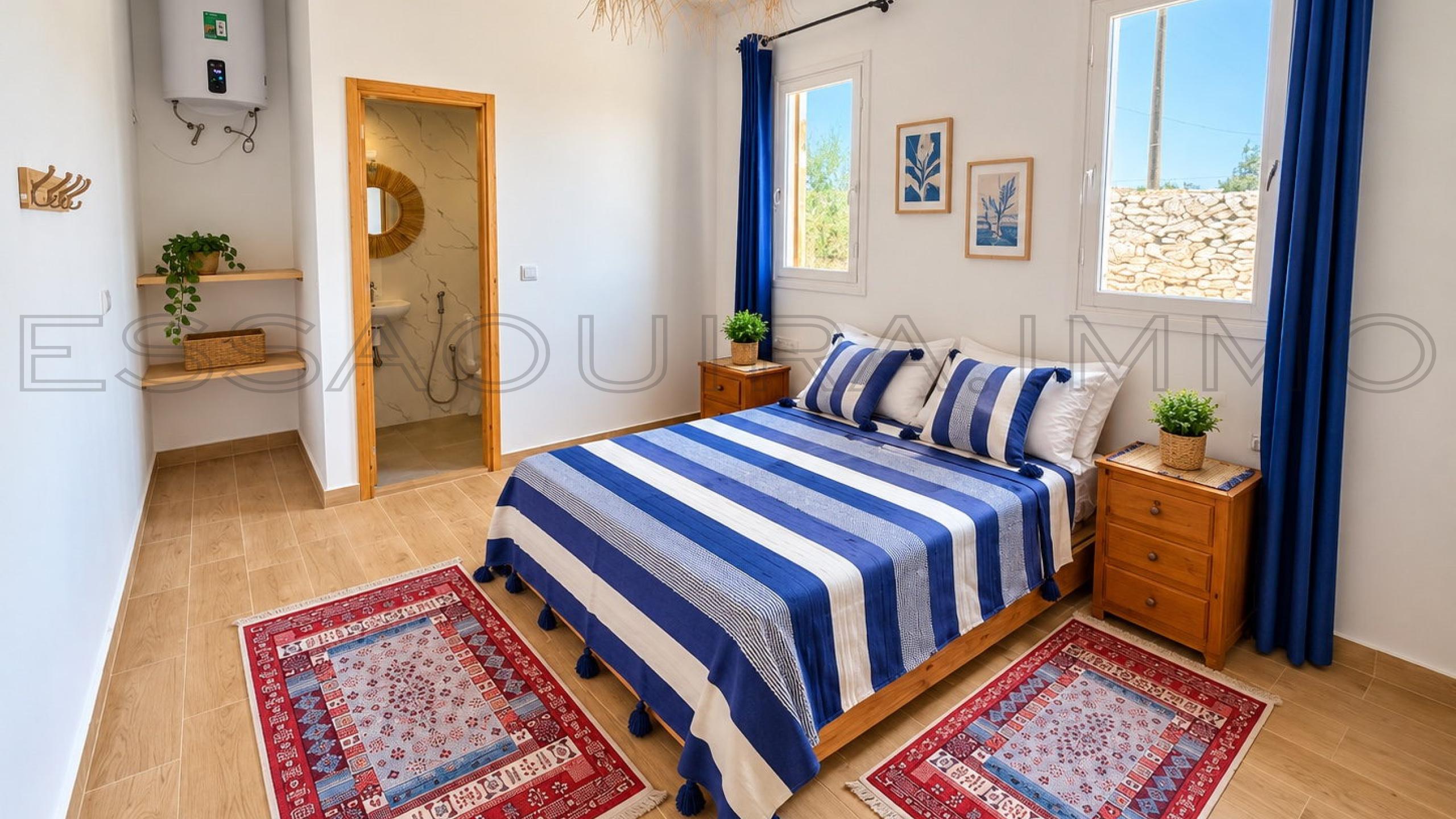 villa de 130 m&sup2; sur un terrain de 1,000 m&sup2;