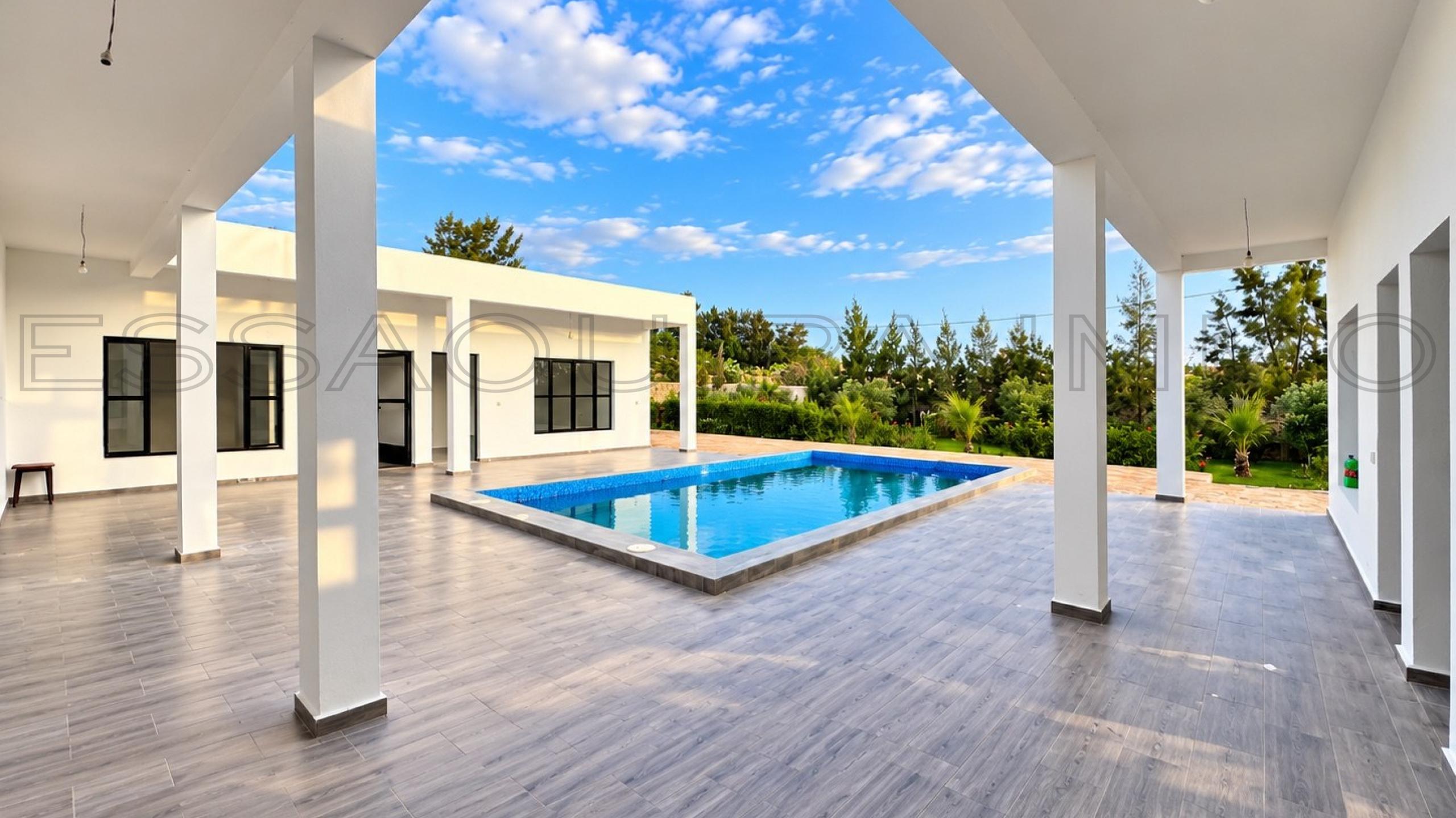 villa de 180 m&sup2; sur un terrain de 1,600 m&sup2;