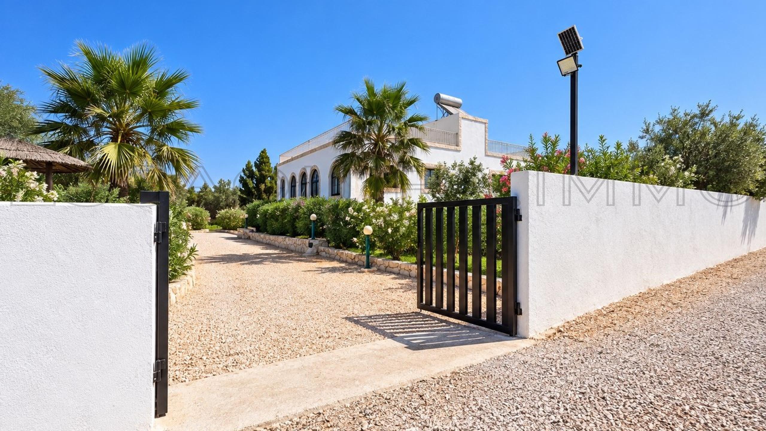 villa avec cuisinière