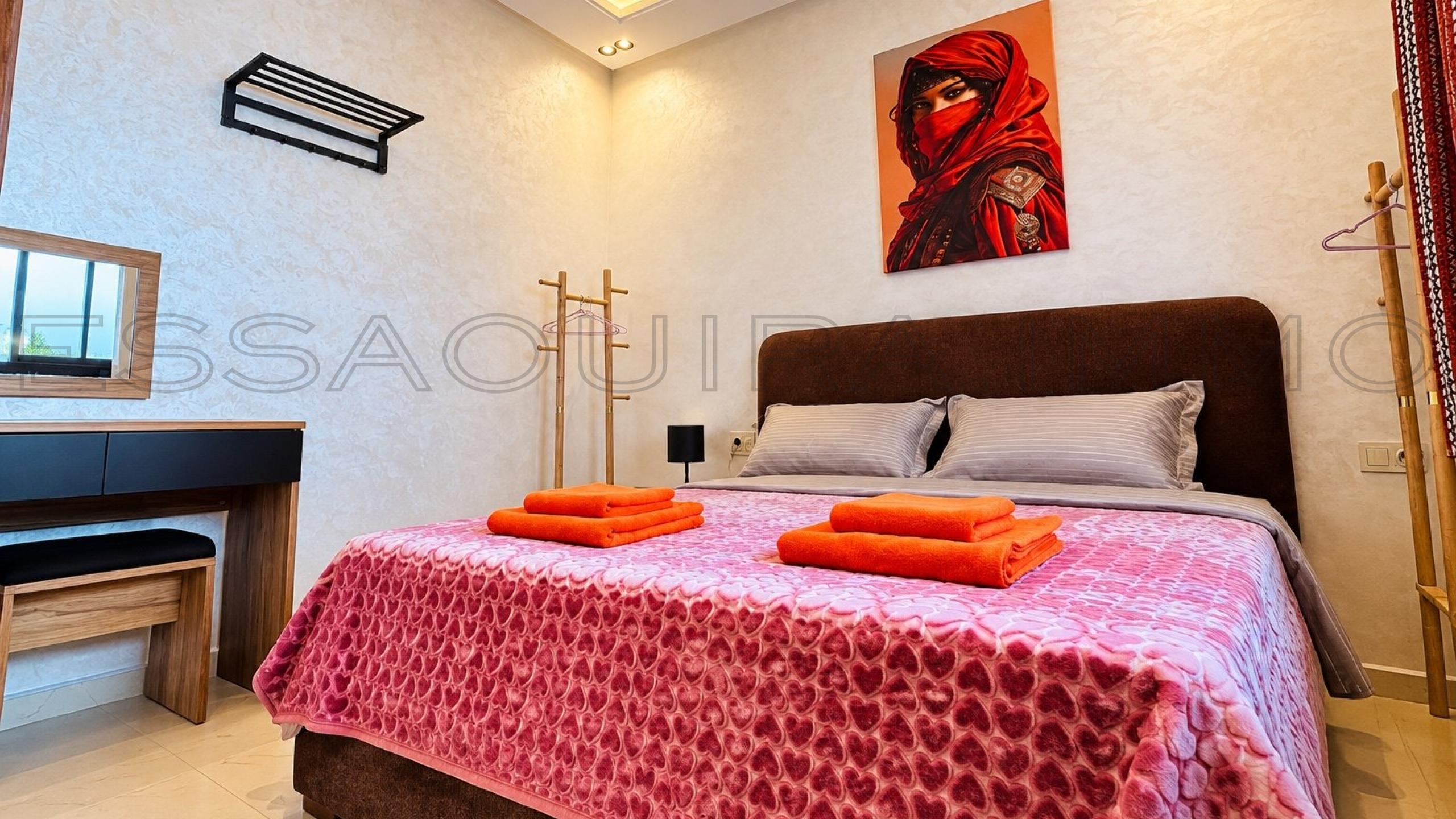 appartement avec 2 chambres et 1 salle de bain