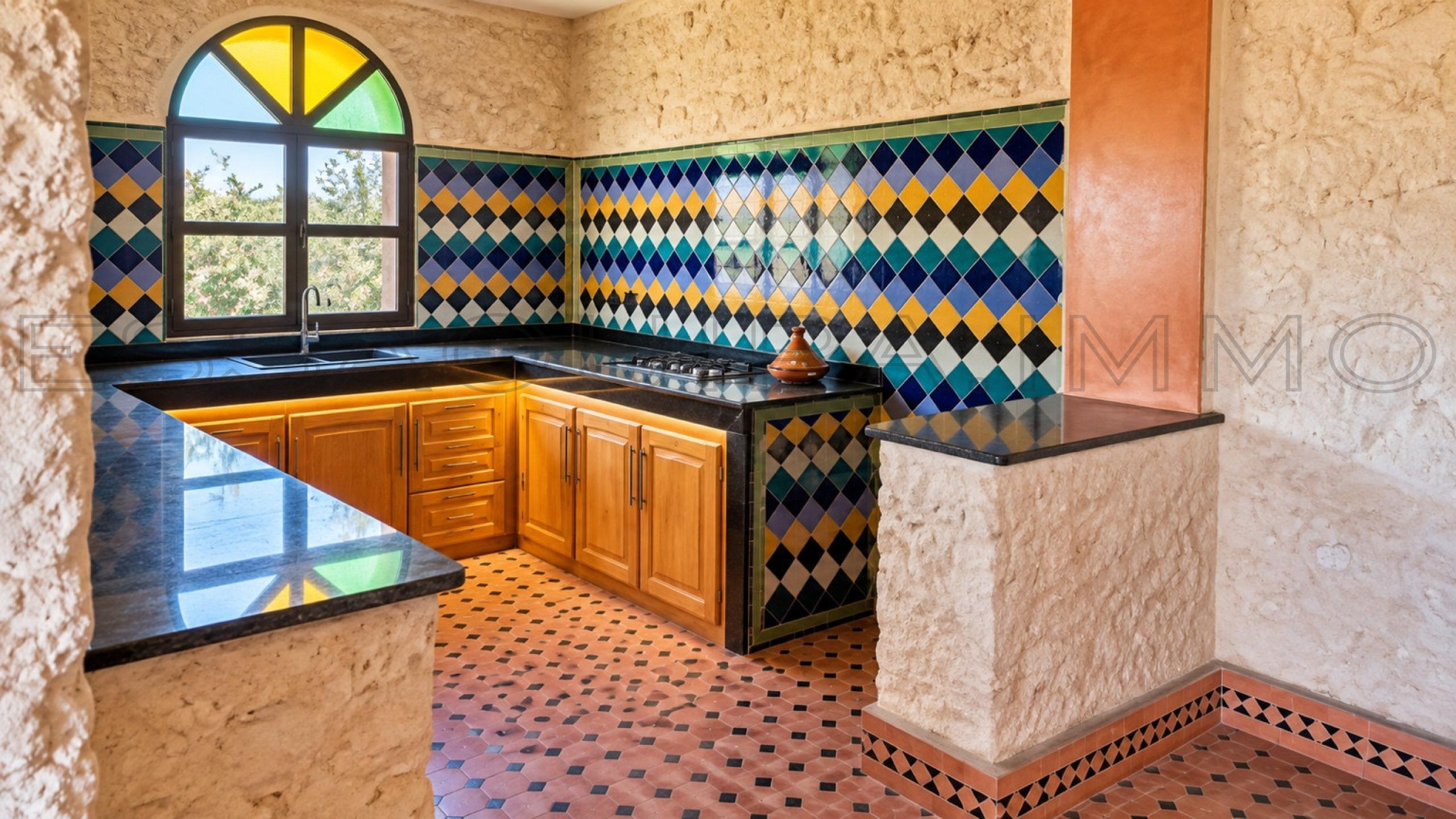 villa avec 3 chambres et 1 salle de bain