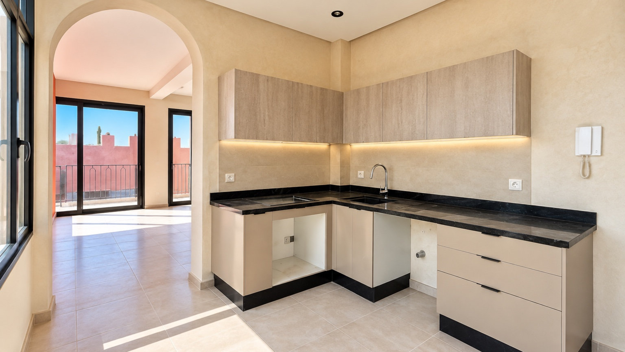 appartement avec 2 chambres et 1 salle de bain
