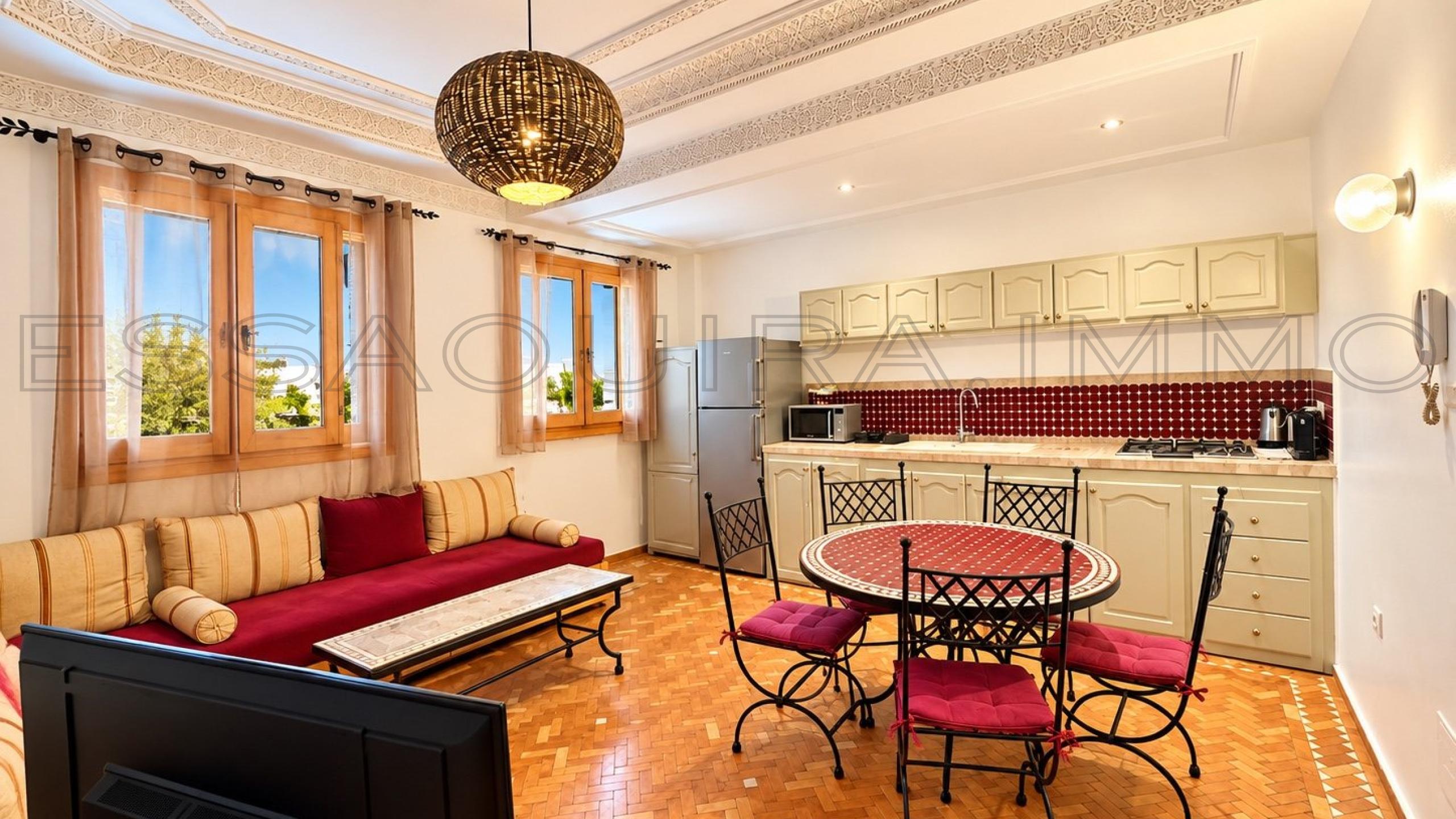 appartement avec 2 chambres et 1 salle de bain