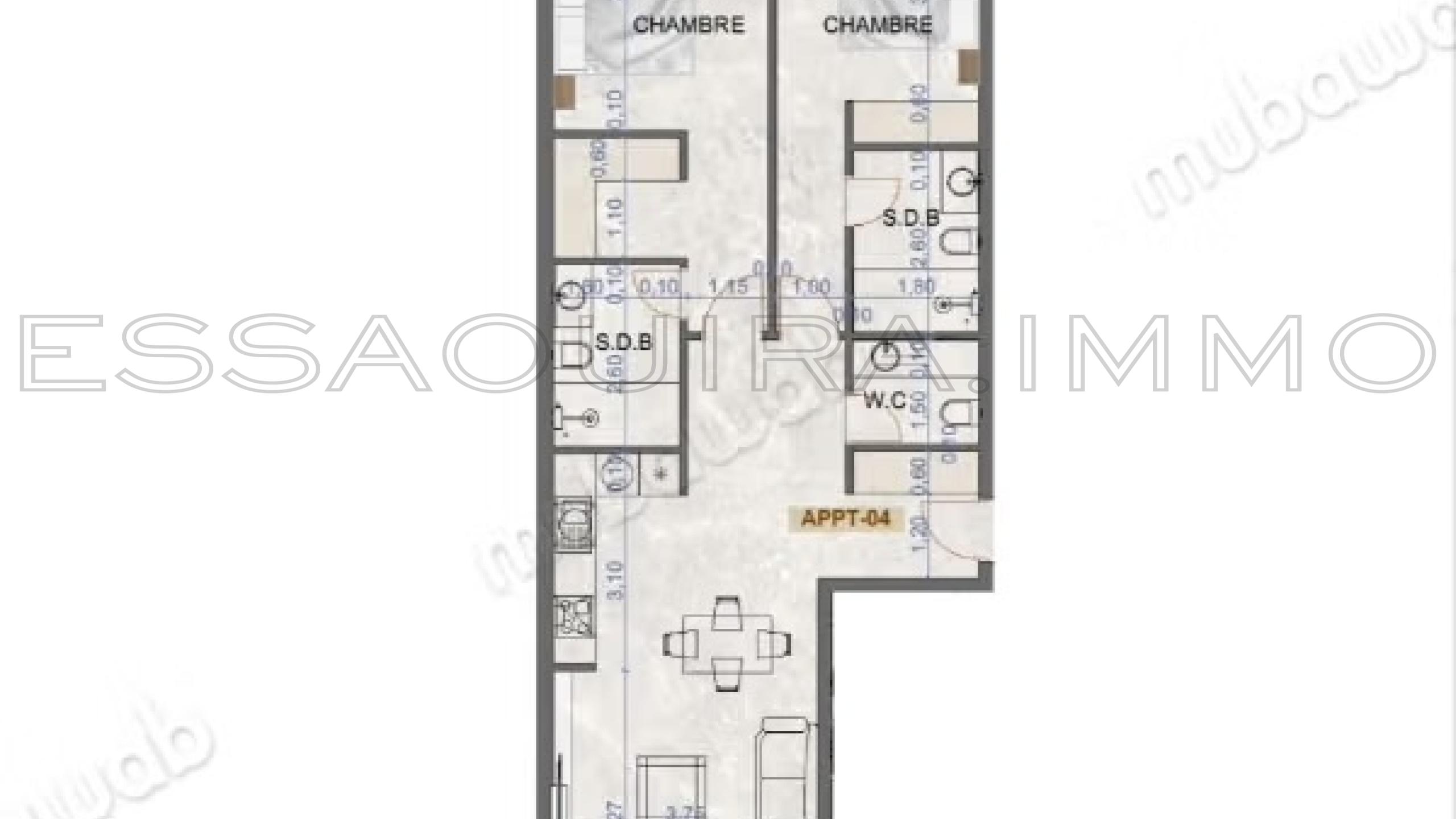 appartement avec piscine