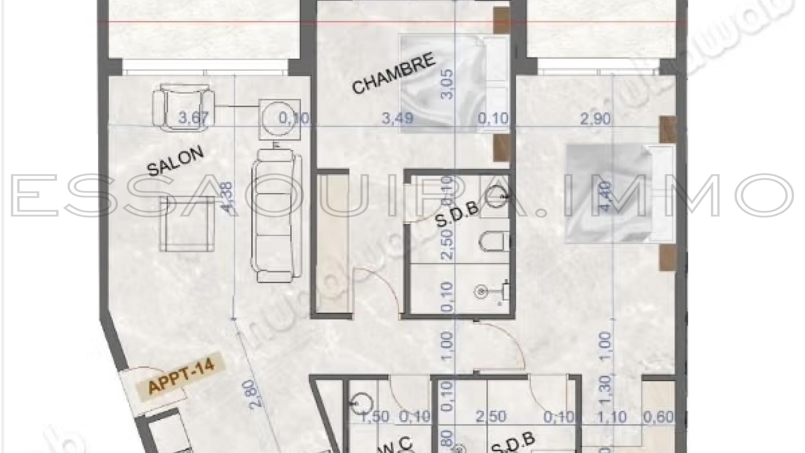 appartement avec ascenceur