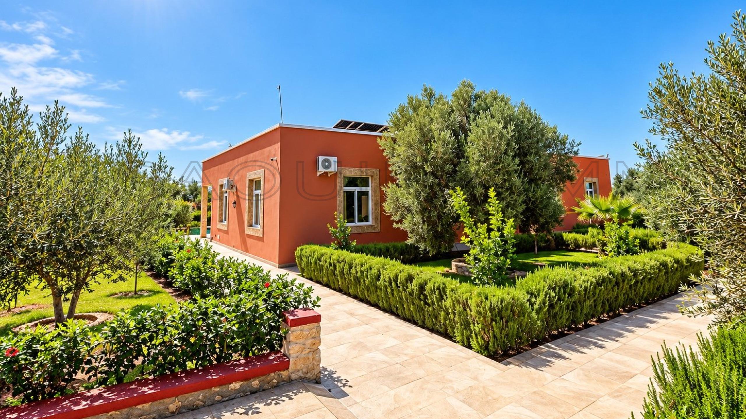 villa avec 5 chambres et 5 salles de bain