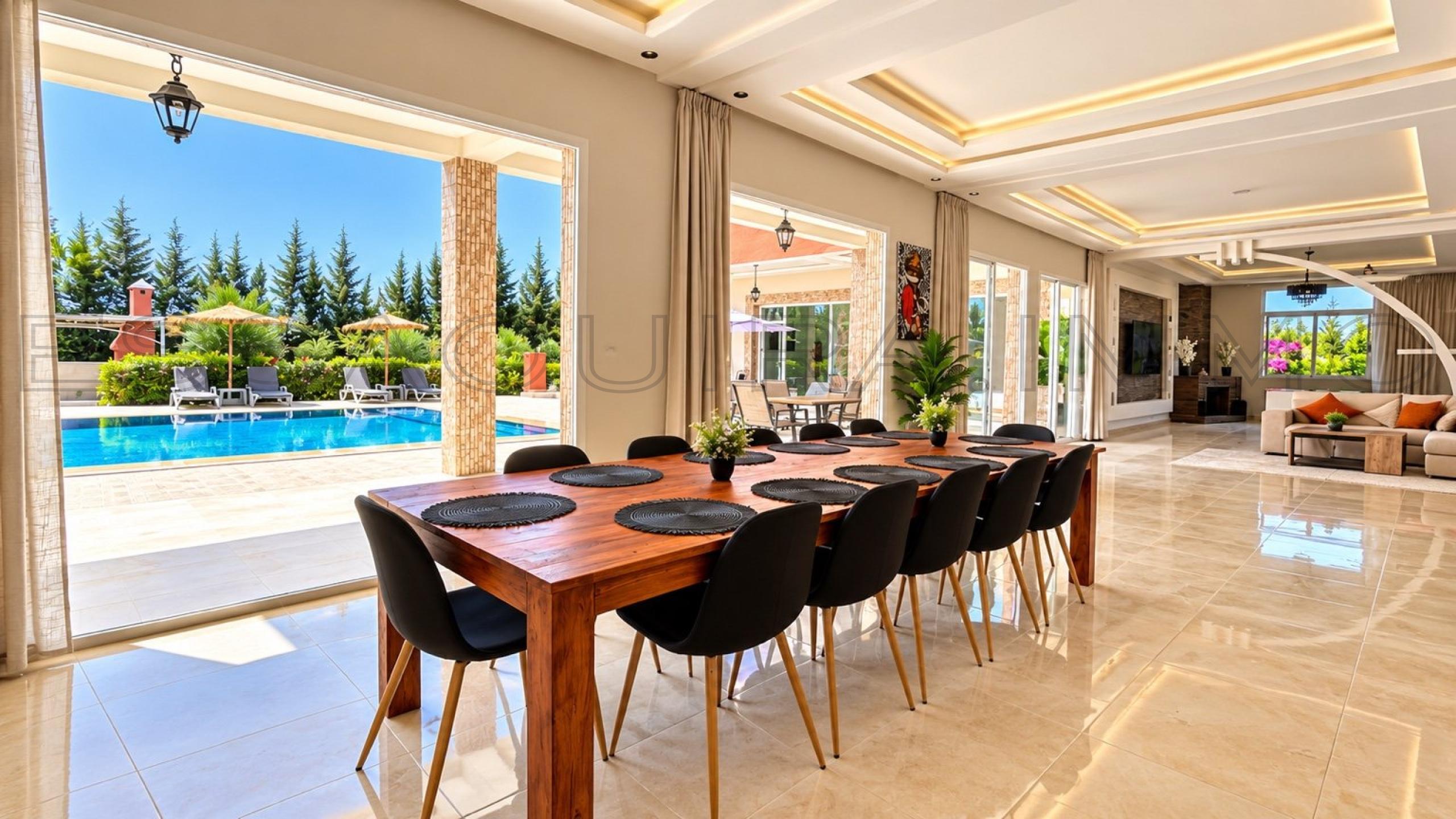 villa de 368 m&sup2; sur un terrain de 3,500 m&sup2;