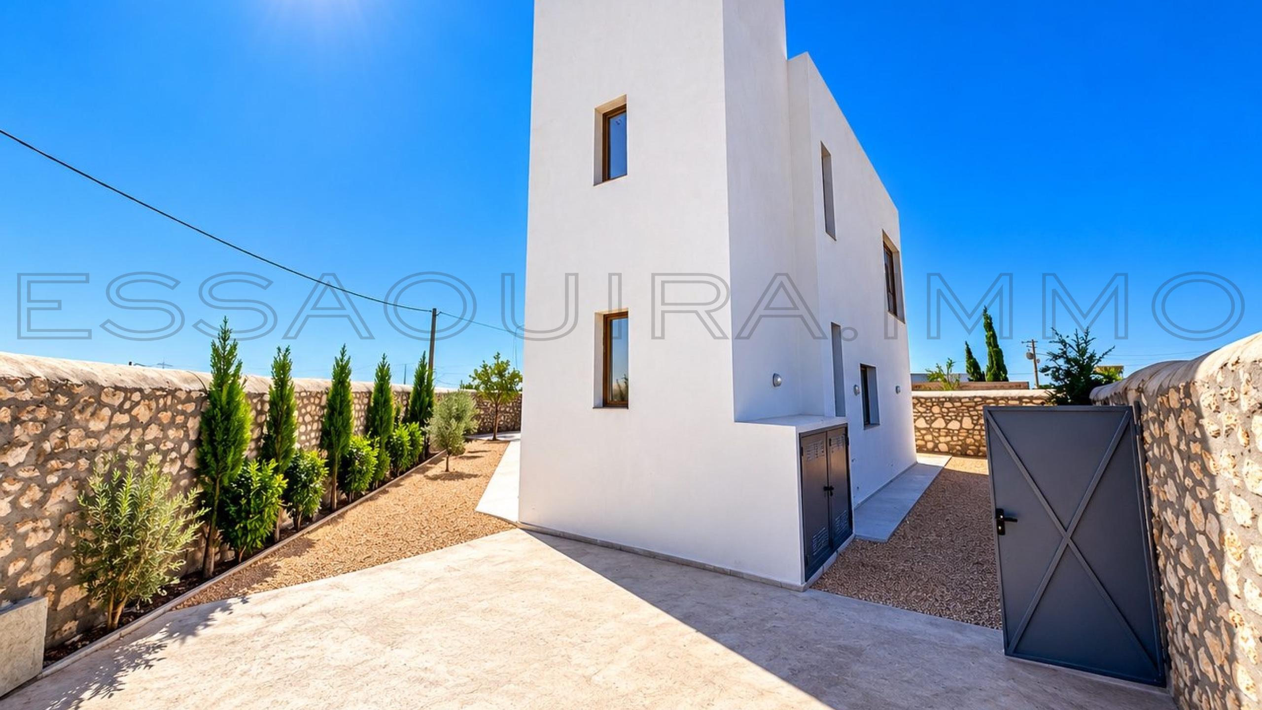 villa avec douche