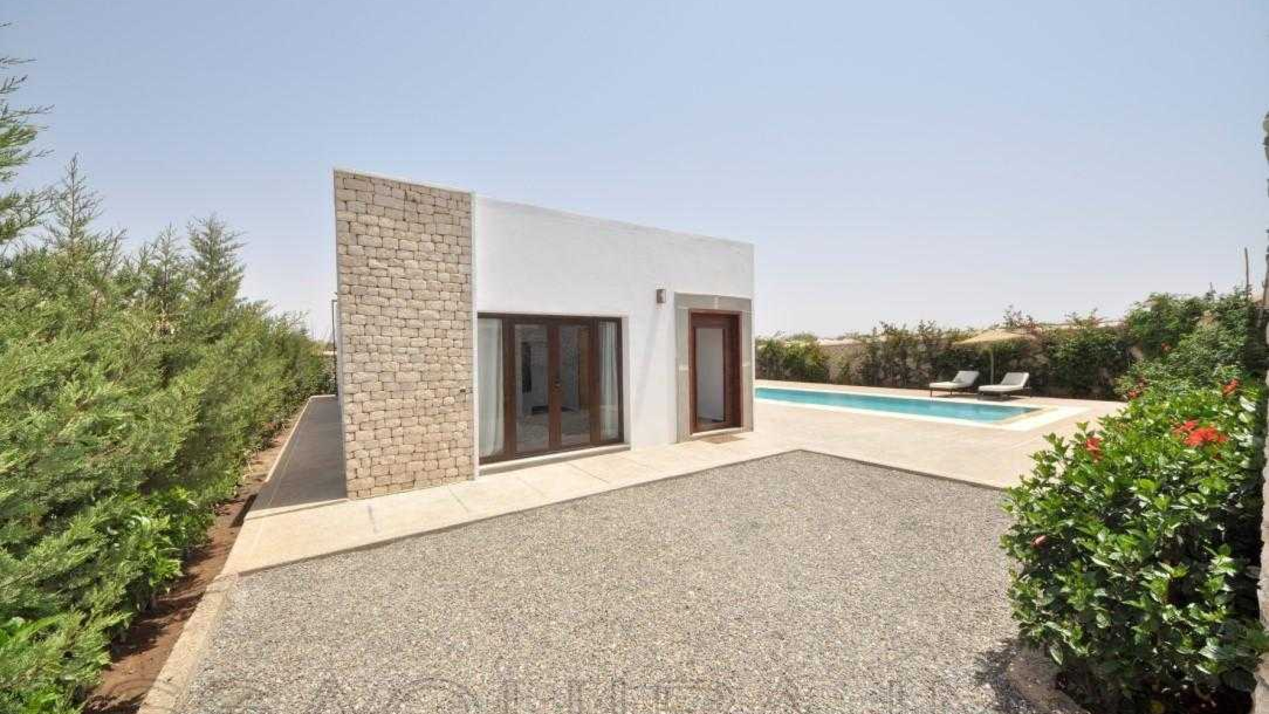 villa avec douche
