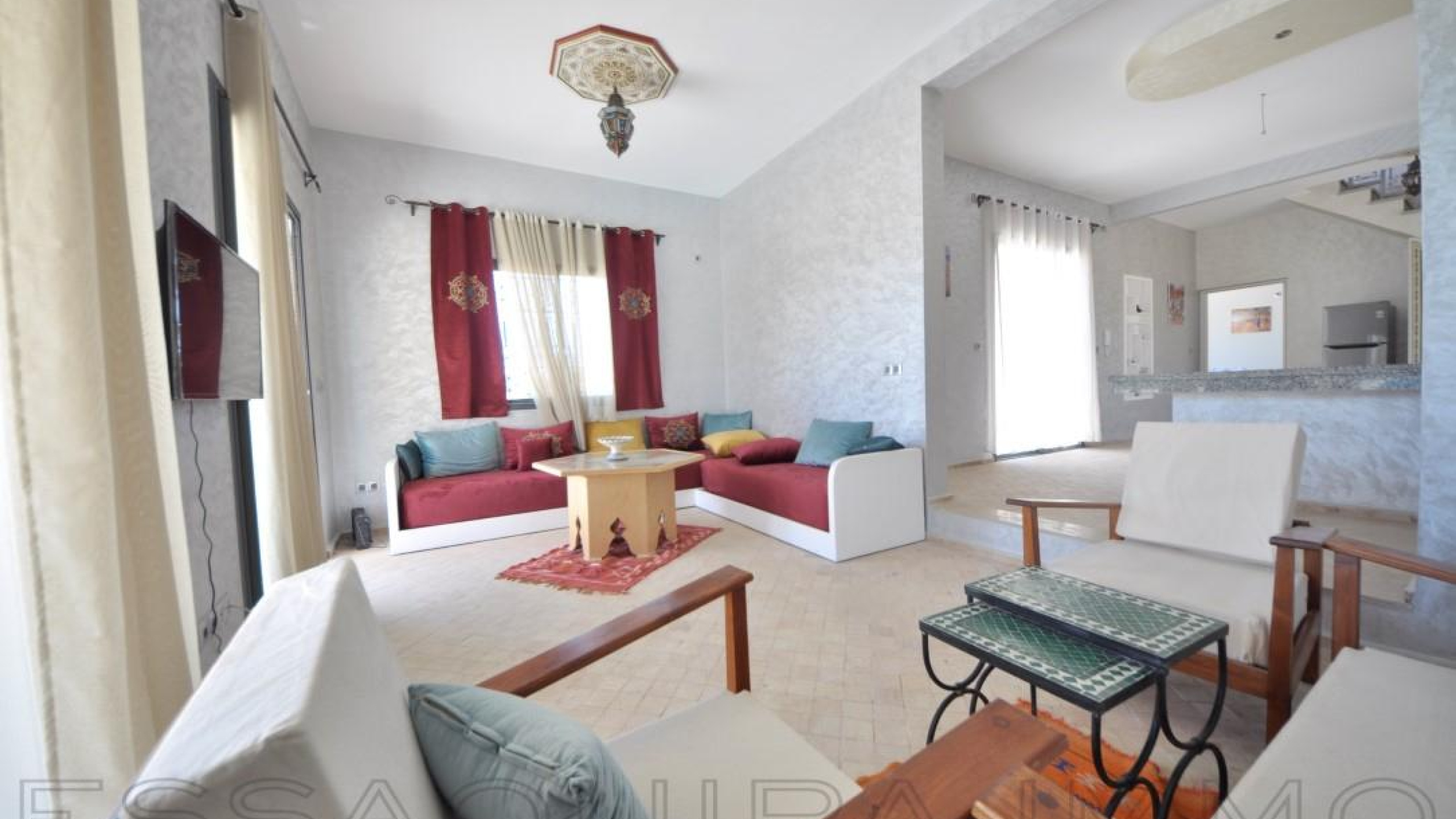 villa avec tv