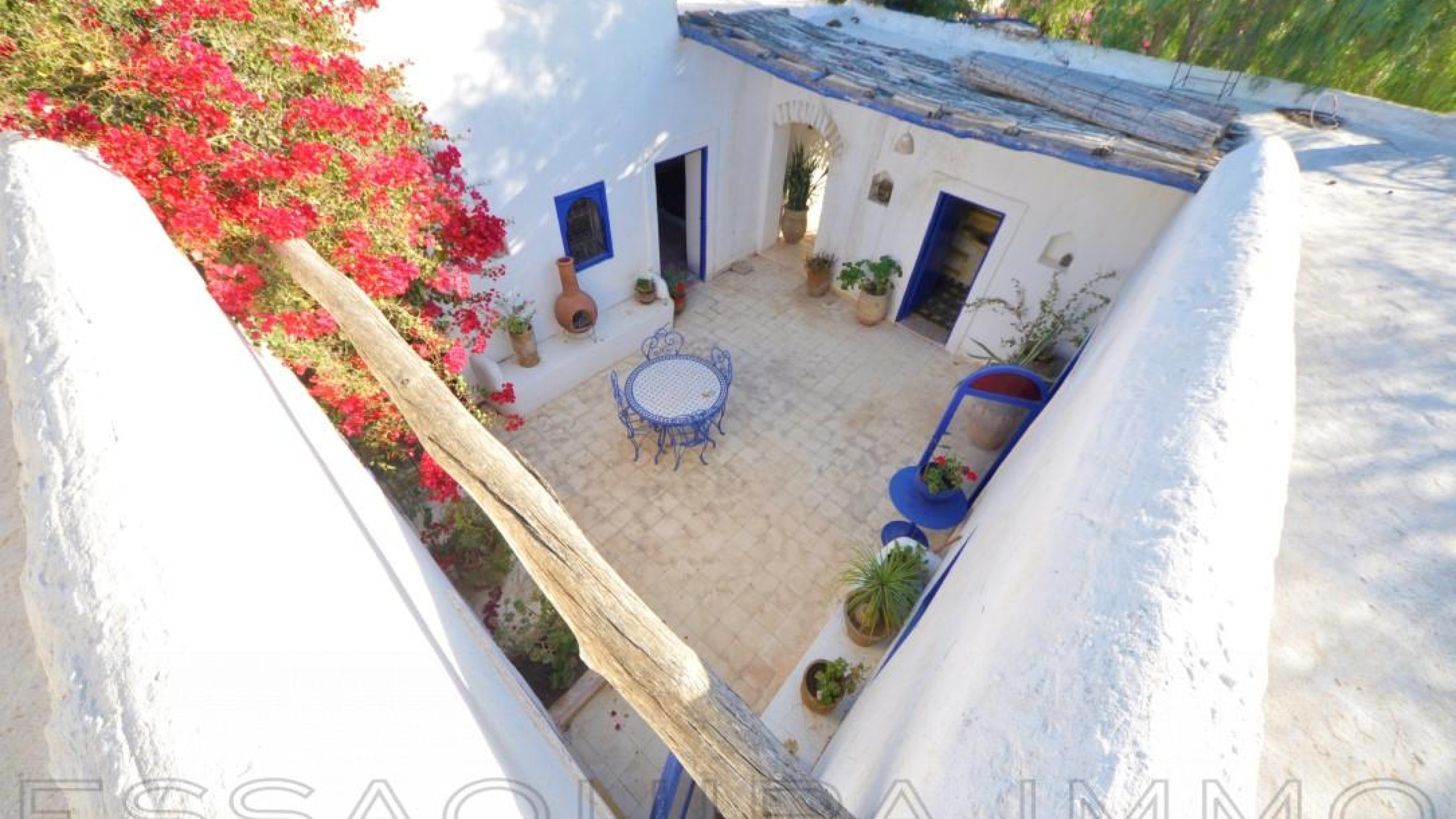 maison avec patio