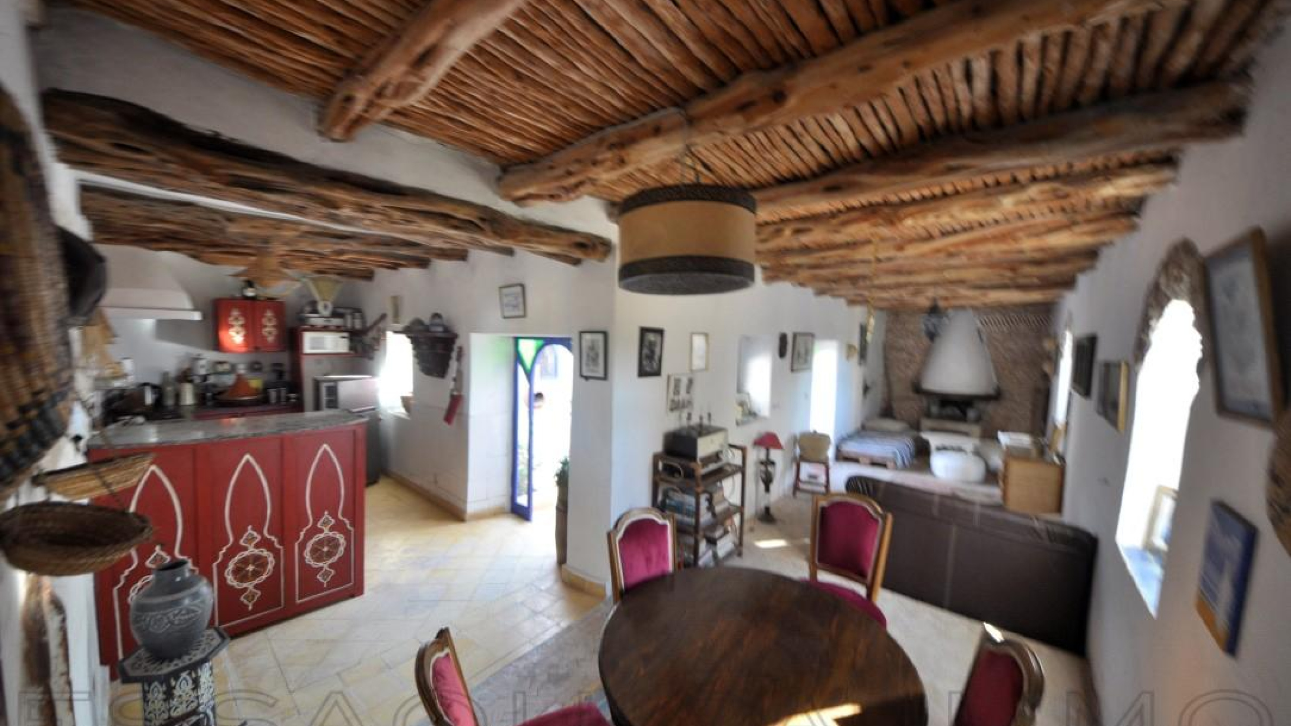 maison avec cheminée
